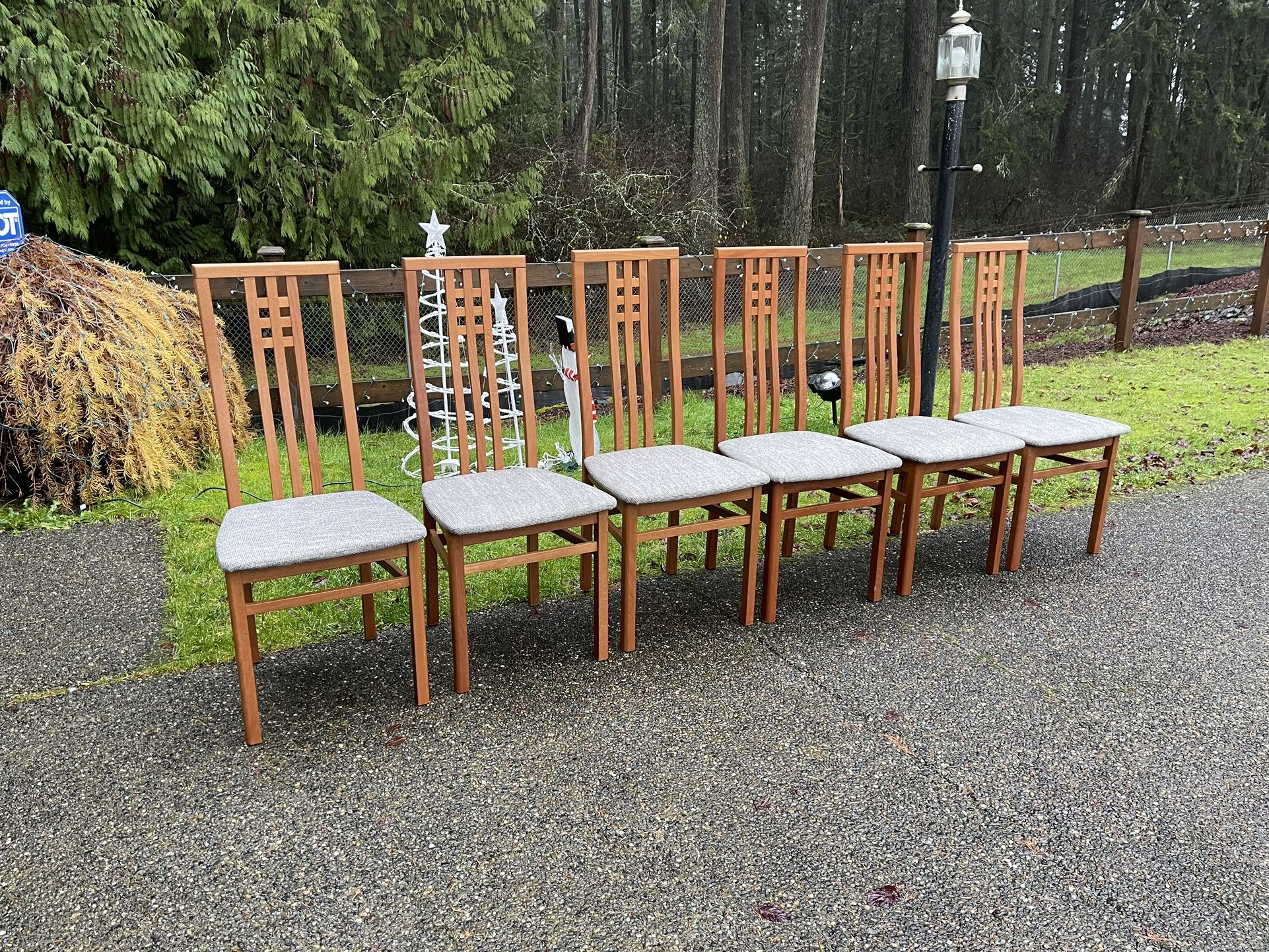 Modern 20th Century IMS SRL Italian High Back Dining Chairs
