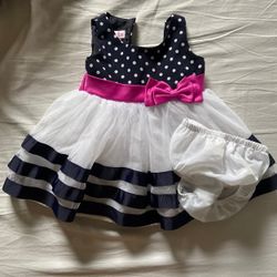 Baby Girl Dress Bundle And Other Clothing 12months 