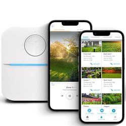 Rachio WiFi Smart Sprinkler Controller (8-Zone Irrigation Remote Control) – App-Based Scheduling, Local Weather Intelligence, Rain Skips, Easy DIY Ins