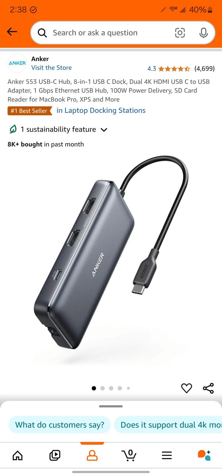 Anker USB-C Hub Dock