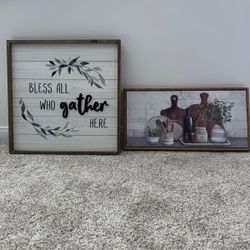 Picture Frames BOTH $18