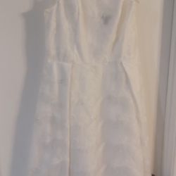 Beautiful White Prom Dress - Size 14
