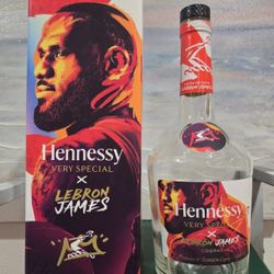 Hennessy x LeBron James Limited Edition Empty Bottle And Box