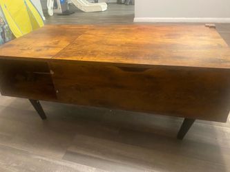 Brown coffee table