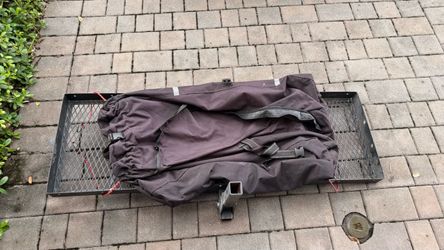 Hitch Cargo Carrier with Cargo Bag