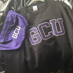 GCU X CHAMPION SWEATSHIRT AND FANNY PACK