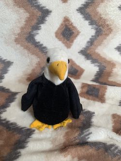 TY Beanie Baby Collection Baldy The Eagle Retired 1996 PE #4074 Vtg