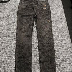 Ksubi Black Chitch Prodigyf Trashed Jeans