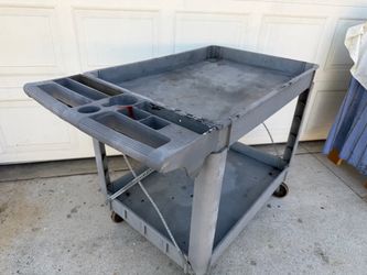 Cart 2-shelf commercial utility / service cart -