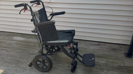 Foldable Transport Wheelchair