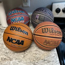 4 Wilson Balls Very Good Condition
