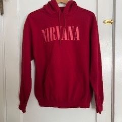 Women’s size large? Nirvana hoodie.