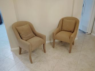 Fabric chairs