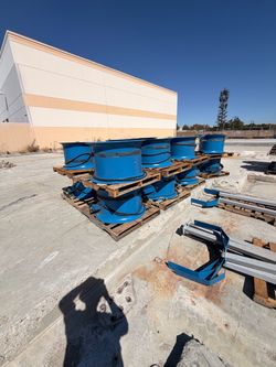 Patterson 30" High Velocity Industrial Fans with Wall/Column Mounts - Used