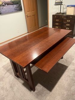 Desk with credenza
