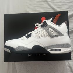 Jordan 4 White Cement - Size 14