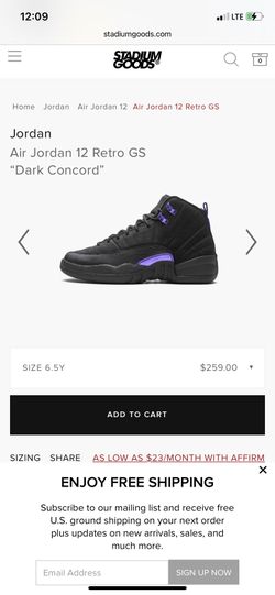 Air Jordan 12 Dark Concord