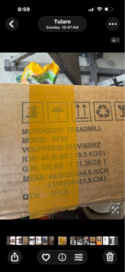 Motorized Treadmill Model SF20
