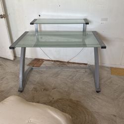 Glass Desk 