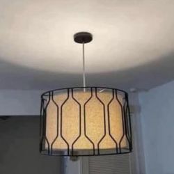 Drum Shade Chandelier