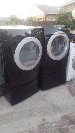 set washer and gas dryer Maytag