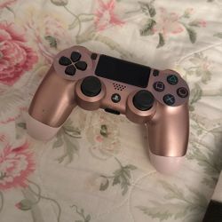 Rose Gold PS4 Controller 