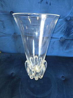 Steuben crystal Tulip vase