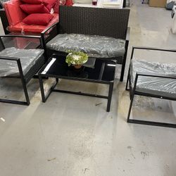 4 Pc Patio Set New Assembled 