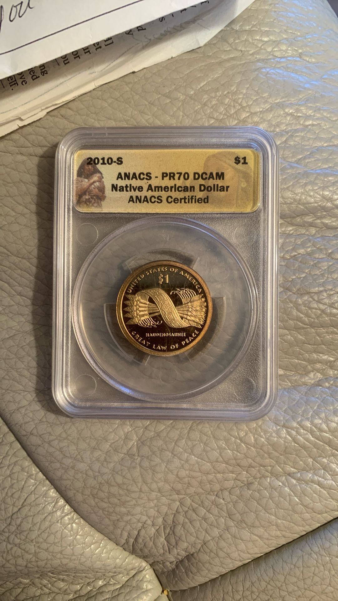 NATIVE AMERICAN DOLLAR 2010-S