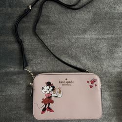 Kate Spade- Minnie Mouse Double-Zip Crossbody Bag