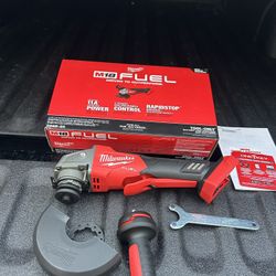 M18 FUEL 18V Lithium-Ion Brushless Cordless 4-1/2 in./5 in. Grinder w/Paddle Switch (Tool-Only)