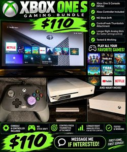 Xbox One S Console and Wireless Controller Bundle
