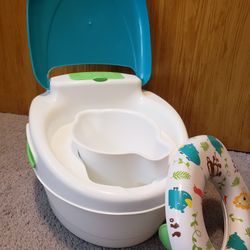 Toilet Trainer And Step Stool