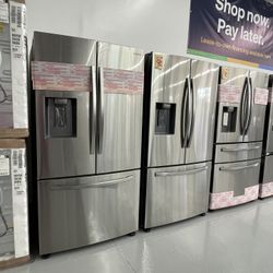 Samsung 31 cu. ft. Mega Capacity Standard Depth 3-Door French Door Refrigerator in Stainless Steel with Four Types of Ice