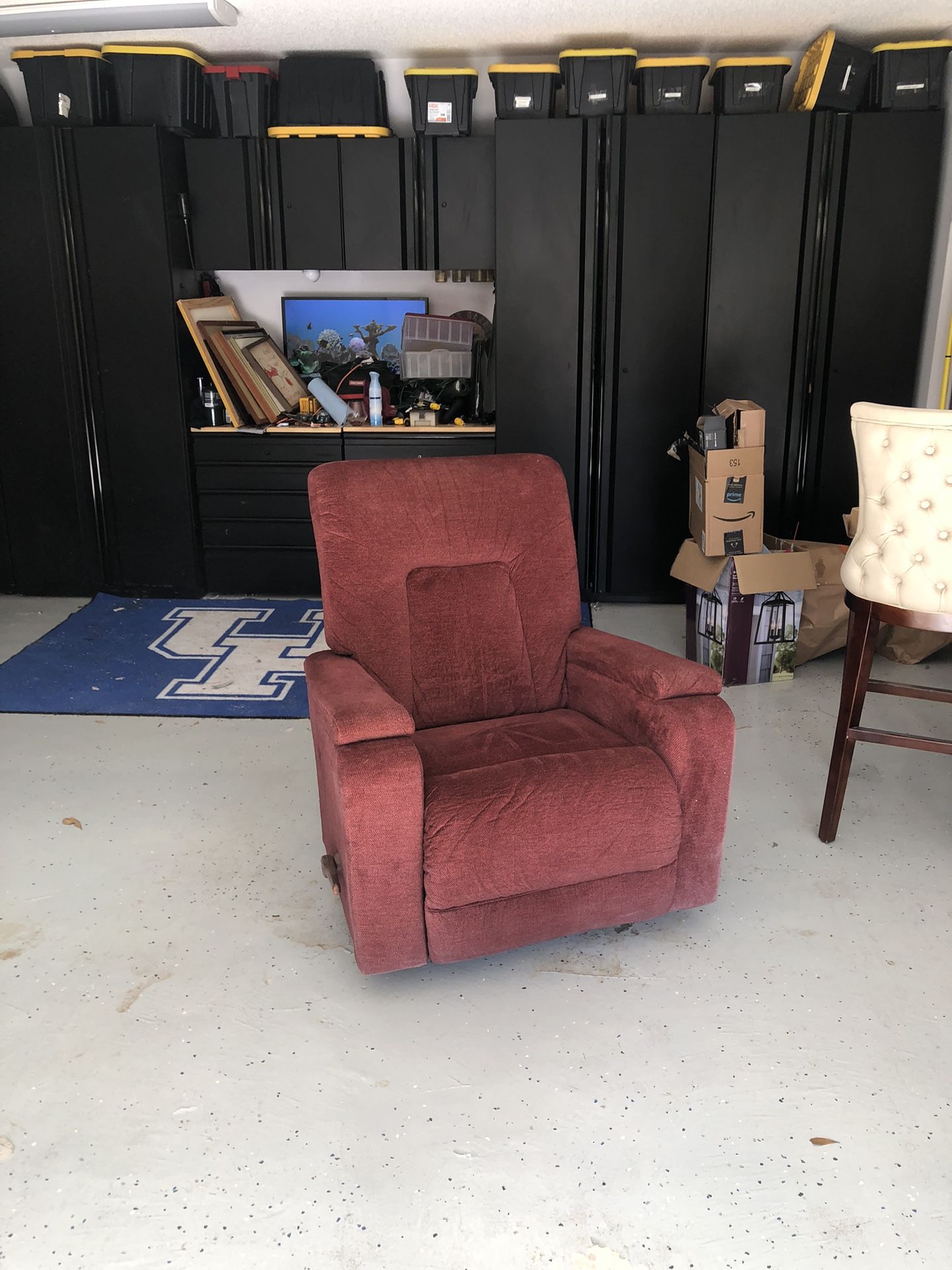 Red Recliner Seat