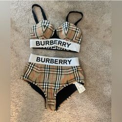 Burberry 2 piece swim