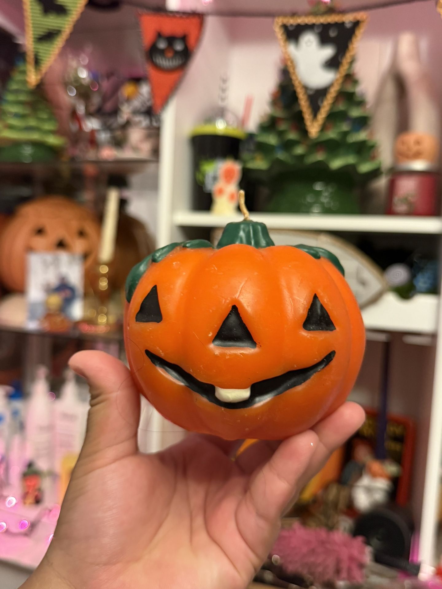 Vintage Pumpkin Candle 