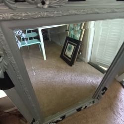 Dining Room Mirror Silver Color