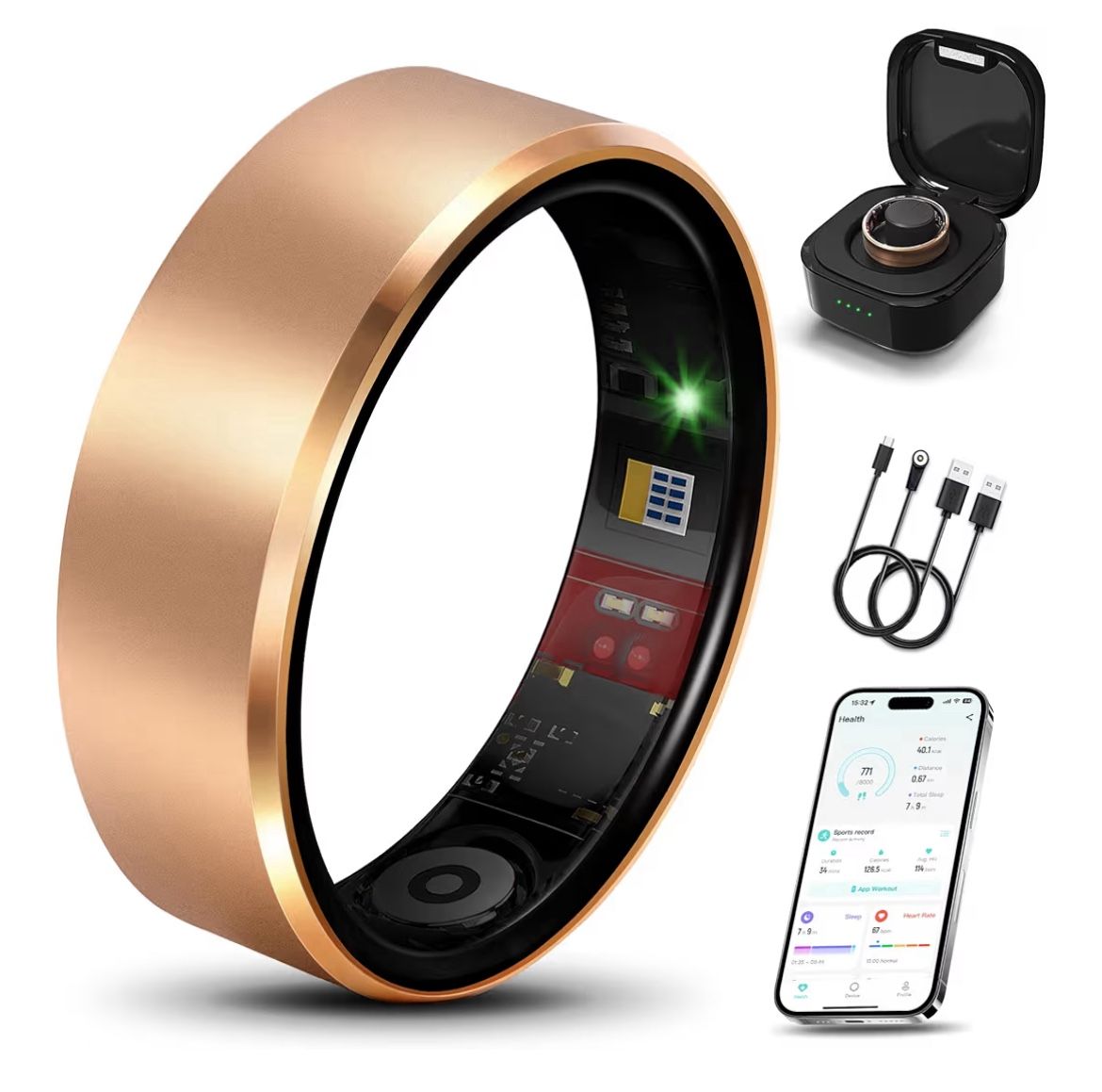 Smart Health Ring 2.0 for Women Men,