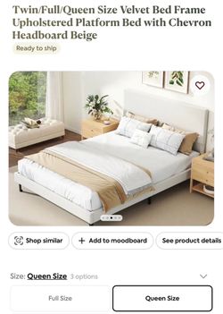Queen bed frame
