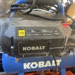 Kobalt 3 Gallon Air Compressor 