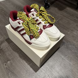 adidas x Trae Young Rivalry Low 'White Maroon' IH7740