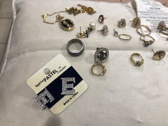 Earrings rings cadenitas anillos aretes $9 each