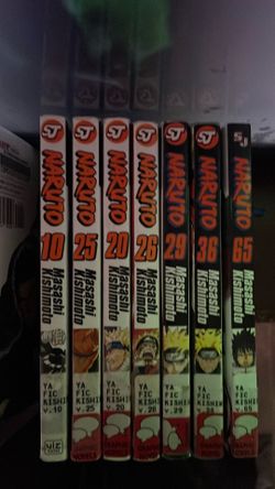 Manga books dragon ball/ Naruto/ one punch/ berserk.