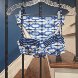 Michael Kors XS Bikini, Blue & White