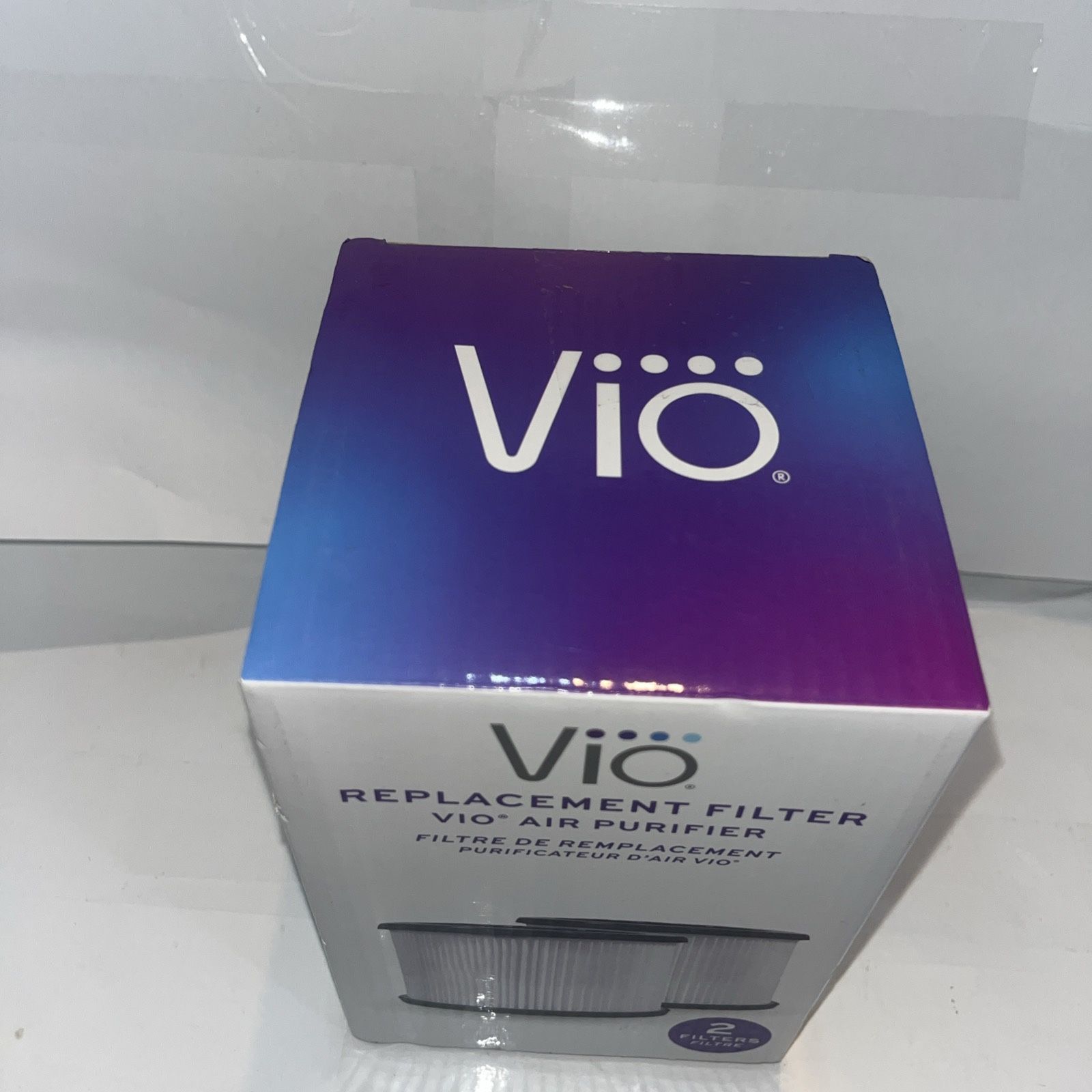VIO 2 Pack Air Purifier HEPA Filters Replacement 4.58” x 4.58” x 3.5 New Sealed $20