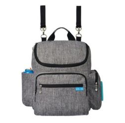 Baby Backpack Diaper Bag Grey