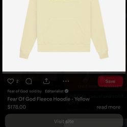 Fear Of God Essentials Hoodie 