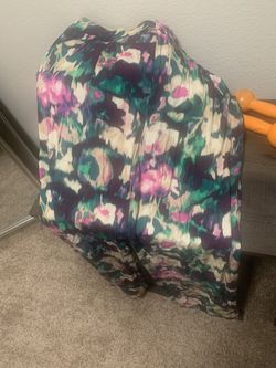 Floral Wide Leg Pants
