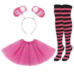 Women’s Tutu, Headband & Socks Costume